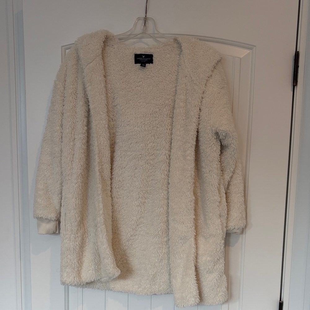 American Eagle Outfitters Cream Robe
